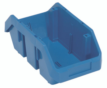 QuickPick Bin, 12-1/2"L x 6-5/8"W x 5"H, allows double sided access to stored items, Blue, Blue, Polypropylene, QP1265BL