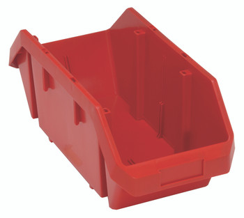 QuickPick Bin, 18-1/2"W x 8-3/8"D x 7"H, allows double sided access to stored items, Red, Red, Polypropylene, QP1887RDCS