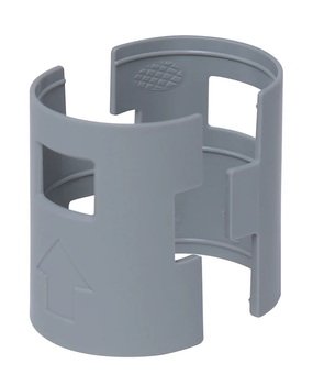 Millenia Split Sleeves, included with all shelves, sold as 4-pack, Gray, 0, Polypropylene, Case of 4, QPSS