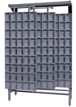Free Standing Slider, 48"W x 18"D x 77"H, 2000 lbs load capacity, Gray, Gray, Carbon Steel, QS-305-36GY
