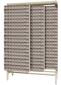Free Standing Slider, 48"W x 18"D x 77"H, 2000 lbs load capacity, Ivory, Ivory, Carbon Steel, QS-309-80IV