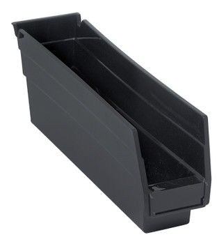 Economy Shelf Bin, nesting, conductive, Black, Black, ESD, QSB100COCS