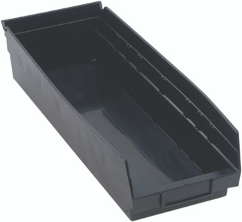 Economy Shelf Bin, nesting, conductive, Black, Black, ESD, QSB104COCS