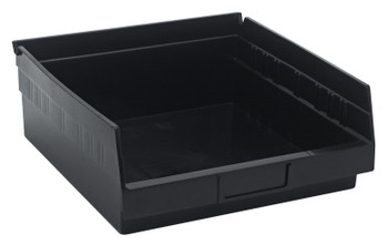 Economy Shelf Bin, nesting, conductive, Black, Black, ESD, QSB109COCS