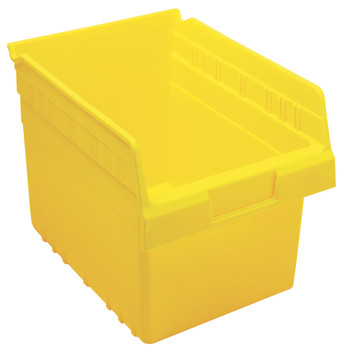 Economy Shelf Bin, nesting, 8-3/8"W x 11-5/8"L x 4"H, Yellow, Yellow, Polypropylene, QSB807YL