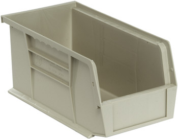 Bin, stacking or hanging, 5-1/2"W x 10-7/8"D x 5"H, Stone, Stone, Polypropylene, QUS230SN