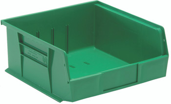 Bin, stacking or hanging, 11"W x 10-7/8"D x 5"H, Green, Green, Polypropylene, QUS235GNCS