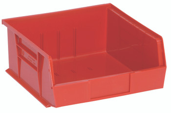 Bin, stacking or hanging, 11"W x 10-7/8"D x 5"H, Red, Red, Polypropylene, QUS235RDCS