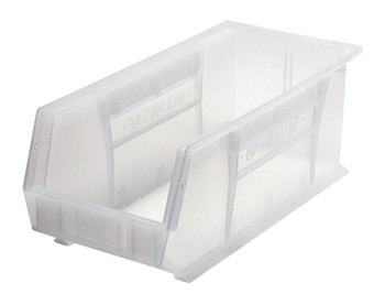 Bin, stacking or hanging, 8-1/4"W x 18"D x 7"H, Clear, Clear, Polypropylene, QUS248CL
