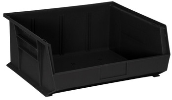 Bin, stacking or hanging, conductive, Black, Black, ESD, QUS250CO