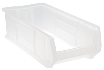 Hulk 24" Container, 23-7/8"L x 11"W x 7"H, stackable, Clear, Clear, Polypropylene, QUS952CL