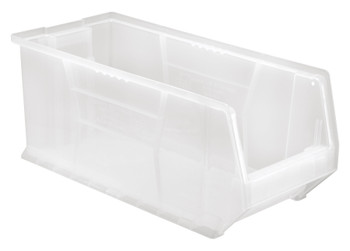 Hulk 24" Container, 23-7/8"L x 11"W x 10"H, stackable, Clear, Clear, Polypropylene, QUS953CL