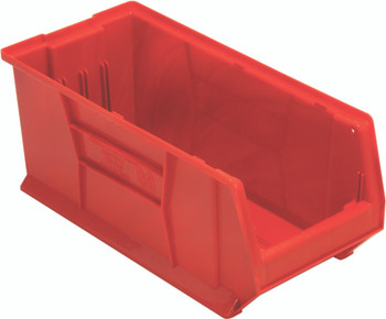 Hulk 24" Container, 23-7/8"L x 11"W x 10"H, stackable, Red, Red, Polypropylene, QUS953RDCS