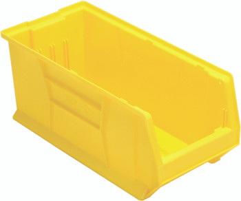Hulk 24" Container, 23-7/8"L x 11"W x 10"H, stackable, Yellow, Yellow, Polypropylene, QUS953YL