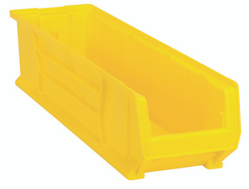 Hulk 30" Container, 29-7/8"L x 8-1/4"W x 7"H, stackable, Yellow, Yellow, Polypropylene, QUS970YLCS
