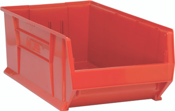 Hulk 30" Container, 29-7/8"L x 18-1/4"W x 12"H, stackable, Red, Red, Polypropylene, QUS975RD