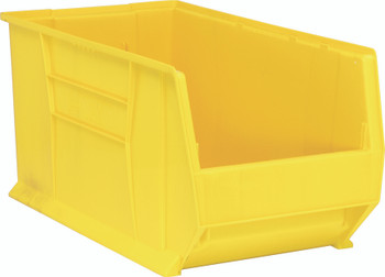 Hulk 30" Container, 29-7/8"L x 16-1/2"W x 15"H, stackable, Yellow, Yellow, Polypropylene, QUS976YL