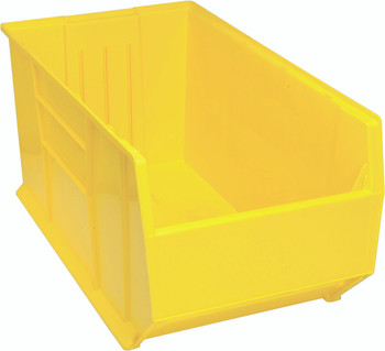 Hulk 36"Container, 35-7/8"L x 19-7/8"W x 17-1/2"H, stackable, Yellow, Yellow, Polypropylene, QUS995YL