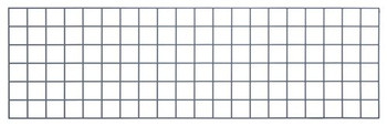 Store Grid Panel, 48"W x 30"H, gray epoxy antimicrobial finish, Epoxy Coated, Gray, 0, Carbon Steel, SG-3048GY