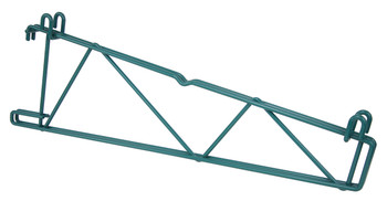 Store Grid Shelf Support Bracket, double, for use with 21"W shelves, Epoxy Coated, Green, 0, Carbon Steel, SG-CD21P