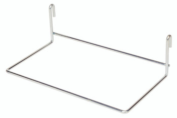 Store Grid Insert Pan Holder, 12"W x 7"D, chrome plated finish, Chrome, 0, Carbon Steel, SG-IPH