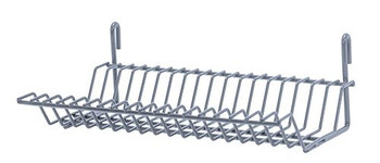Store Grid Lid/Tray Drying Rack, 13-1/2"W x 8-1/2"D x 4-1/4"H, gray epoxy antimicrobial finish, Epoxy Coated, Gray, 0, Carbon Steel, SG-LH1384GY