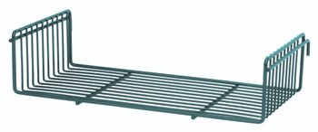 Store Grid Shelf, 18"W x 9"D x 3-3/4"H, flat, Epoxy Coated, Green, 0, Carbon Steel, SG-S918P