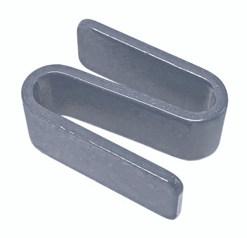 S-Hooks, gray epoxy antimicrobial finish (8 per pack), Epoxy coated, Gray, 0, Carbon Steel, S-HOOKGY