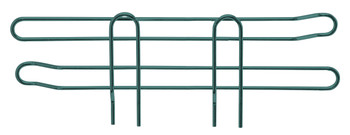 Side Ledge, 12"D x 4"H, green epoxy antimicrobial finish, Epoxy Coated, Green, 0, Carbon Steel, SL12P