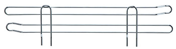 Side Ledge, 21"D x 4"H, chrome plated finish, Chrome, 0, Carbon Steel, SL21