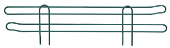 Side Ledge, 21"D x 4"H, green epoxy antimicrobial finish, Epoxy Coated, Green, 0, Carbon Steel, SL21P