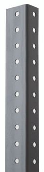 Louvered Panel Shelf Bracket, angled, Gray, 0, Carbon Steel, SLP-BKT-A