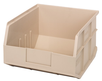 Stackable Shelf Bin, 11"W x 12"D x 7"H, autoclavable up to 250°F, Ivory, Ivory, Polypropylene, SSB425IV