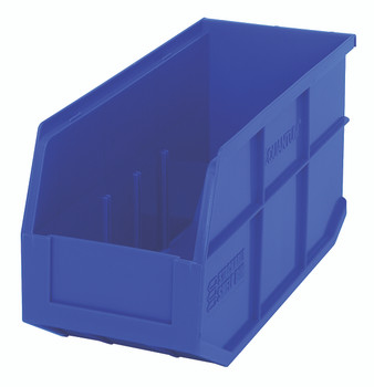 Stackable Shelf Bin, 6"W x 14"D x 7"H, autoclavable up to 250°F, Blue, Blue, Polypropylene, SSB441BL