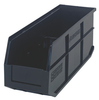 Stackable Shelf Bin, 6"W x 18"D x 7"H, autoclavable up to 250°F, Black, Black, Polypropylene, SSB461BK