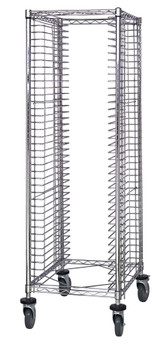 Tray Cart, mobile, conductive, Chrome/ESD, 0, Carbon Steel, TC-EL38CO