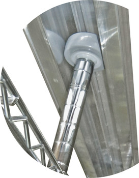 Mobile Unit Track Rollers, NSF, Made in USA (set of 4), Gray Metallic, 0, Aluminum, TK-CBW