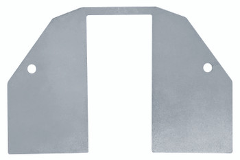 Track End Plates, with hardware, NSF, Gray Metallic, 0, Aluminum, TK-EP