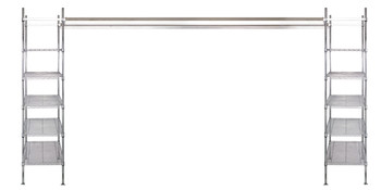 Stationary End Kit, 21", includes: (8) 86"H posts, Epoxy Coated, Green, 0, Carbon Steel, TTK-E21P