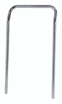 U-Handle, 18"W x 31-1/2"H, chrome plated finish, Chrome, 0, Carbon Steel, UH18