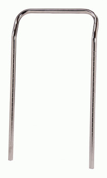 U-Handle, 18"W x 31-1/2"H, 304 stainless steel, Stainless, 0, Stainless, UH18S