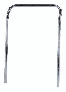 U-Handle, 21"W x 31-1/2"H, chrome plated finish, Chrome, 0, Carbon Steel, UH21