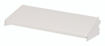 Partition Wall Dust Shelf, 48"W x 18"D, white finish, Oyster White, 0, Carbon Steel, WS-1848DSHC