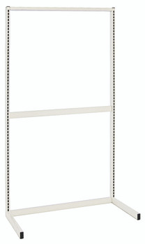 Partition Wall Starter Unit, single sided, 36"W x 26"D x 70"H, Oyster White, 0, Carbon Steel, WS70-SS36HC