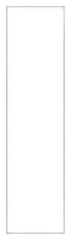 Partition Wall Mounting Frame, needed to mount 18" louvered panels to uprights, Oyster White, 0, Carbon Steel, WS-PM18HC