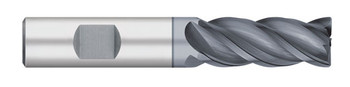 END MILL 1/2 4FL SE VI W/FL CR-.015, CARB, ALCRO-MAX, TC22801  TITAN USA  SKU TITUS1-TC22801