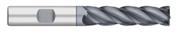 END MILL 1/2 4FL SE VI W/F CR-.060, CARB, ALCRO-MAX, TC23914  TITAN USA  SKU TITUS1-TC23914