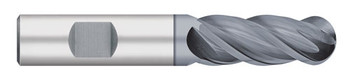 END MILL 1" 4FL SE BALL, CARB, VI ALCRO COAT W/FL, TC25574  TITAN USA  SKU TITUS1-TC25574