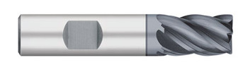 END MILL 3/4 5FL SE STUB W/FL CR-.030, CARB, ALCRO-MAX, TC25994  TITAN USA  SKU TITUS1-TC25994