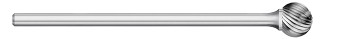 BUR SD-3L6 3/8 SC BALL SHAPE, 1/4 SHK, TB19575  TITAN USA  SKU TITUS1-TB19575